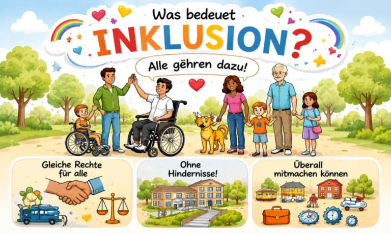 Was bedeutet Inklusion? Menschen mit Behinderung haben die gleichen Rechte wie alle anderen