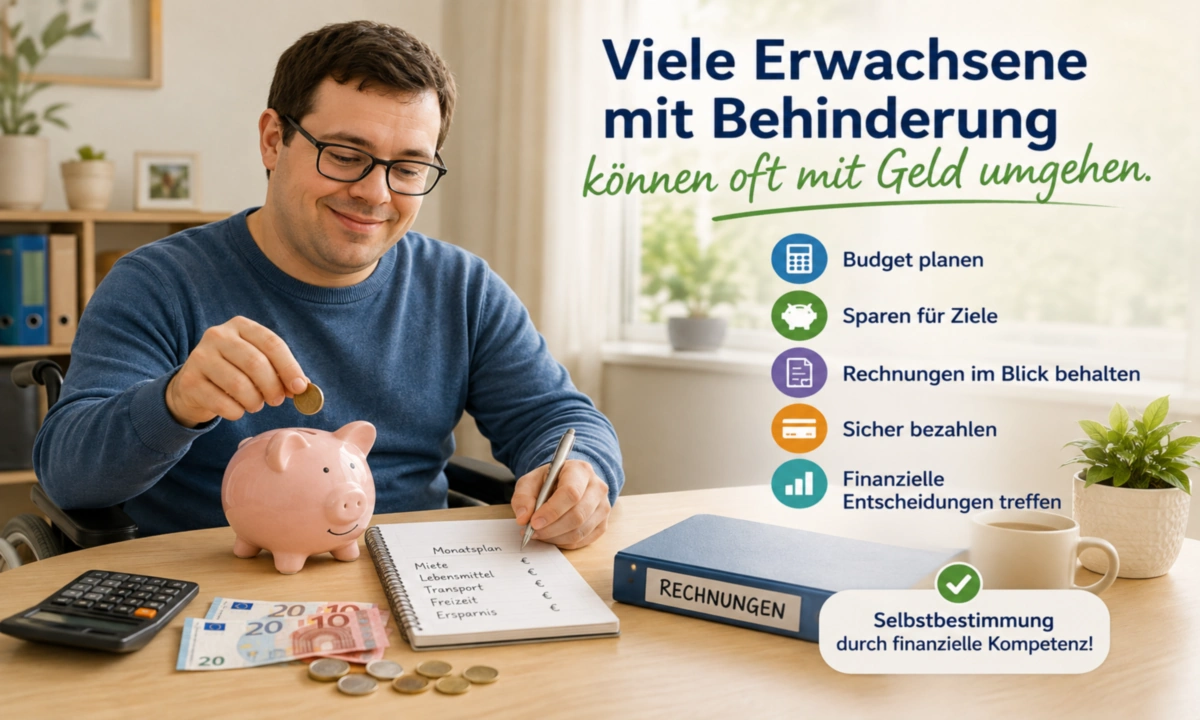 Finanzielle Kurse für Menschen mit Behinderung: Mehr Selbstständigkeit