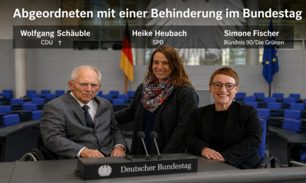 Abgeordneten mit einer Behinderung im Bundestag