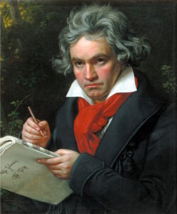 Ludwig van Beethoven (1770–1827); idealisierendes Gemälde von Joseph Karl Stieler, ca. 1820