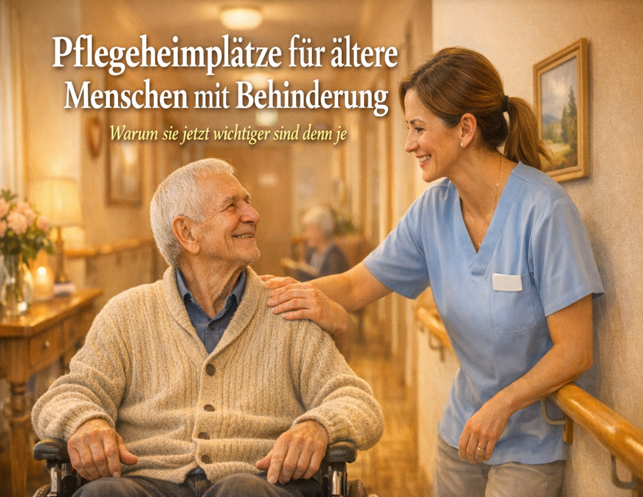 Pflegeheimplätze für ältere Menschen mit Behinderung