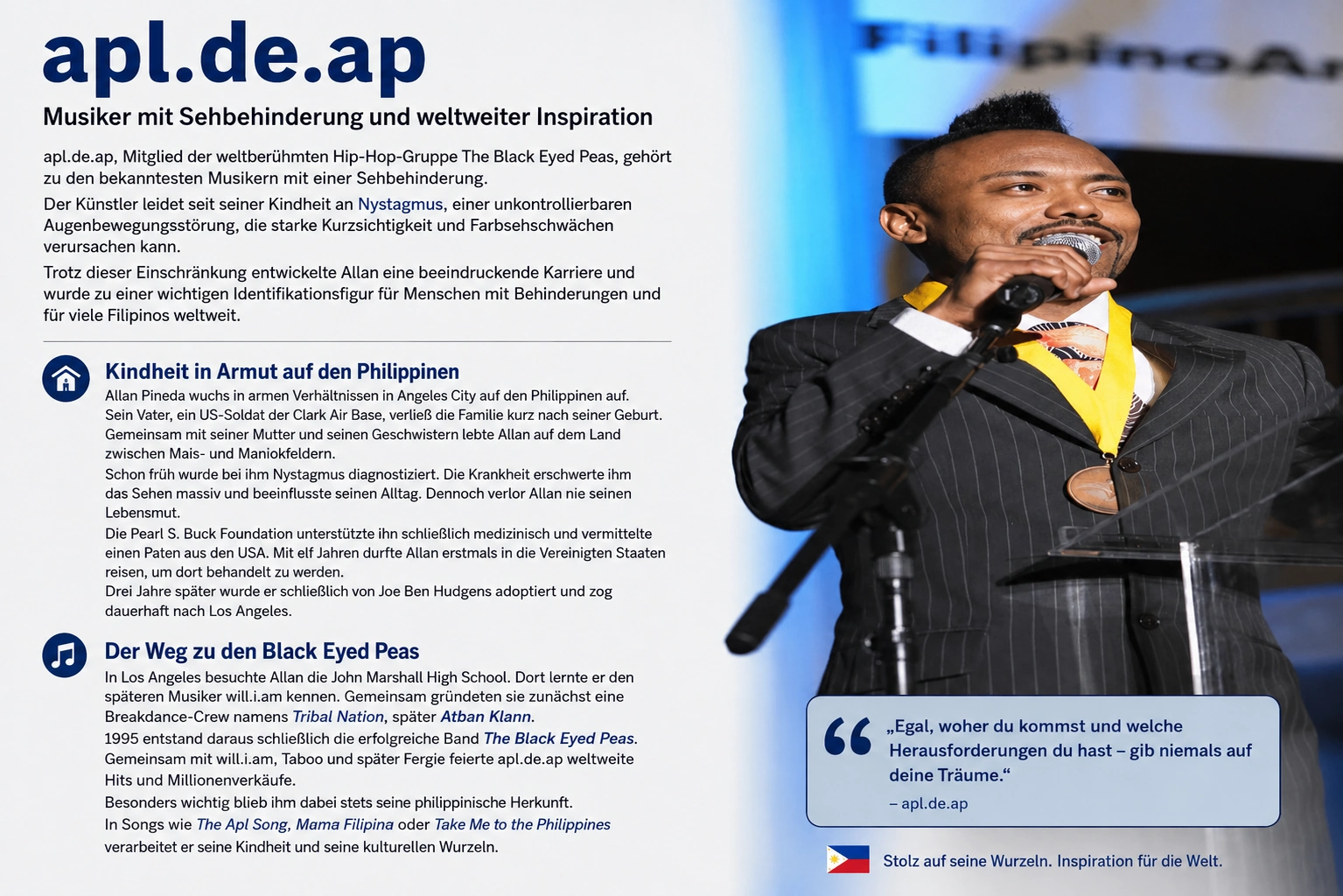 apl.de.ap von den Black Eyed Peas bei einem Auftritt
