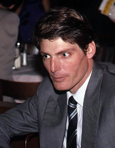 Christopher Reeve bei einer Feier zur Premiere von Figaros Hochzeit 1985 in New York