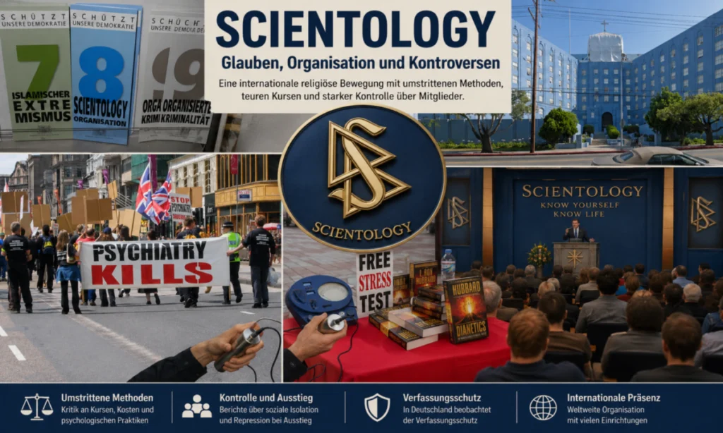 Scientology – Symbolik und öffentliche Kritik an der Organisation