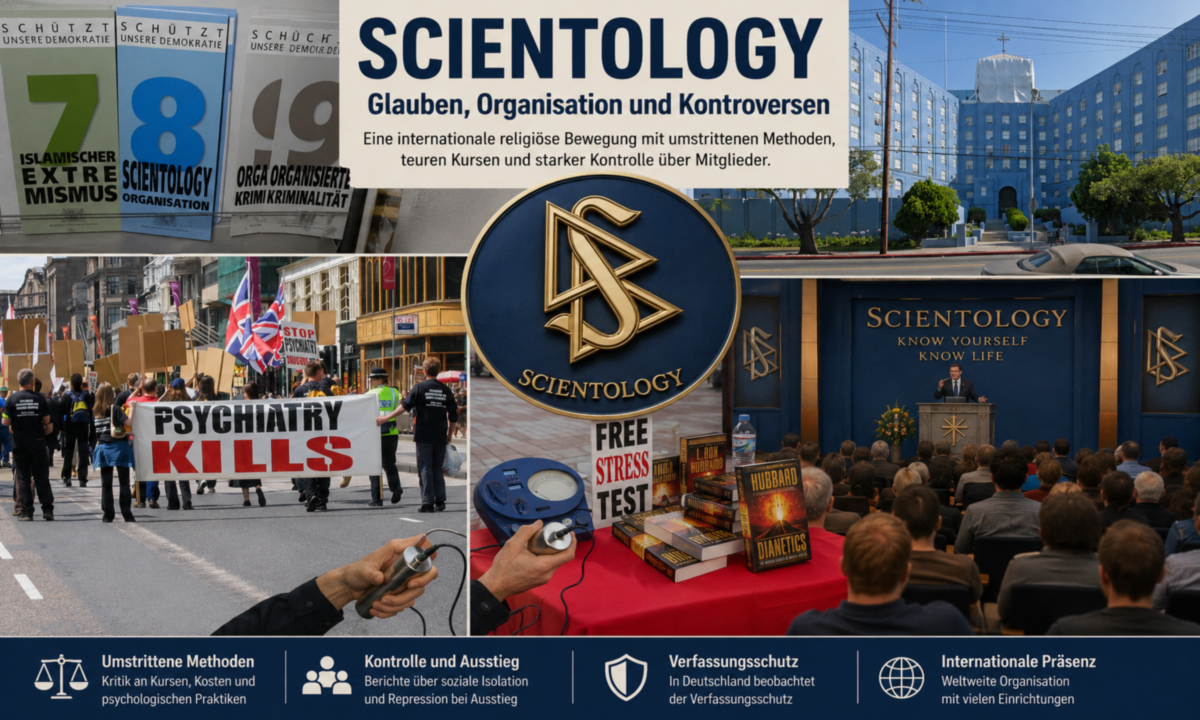 Scientology – Symbolik und öffentliche Kritik an der Organisation