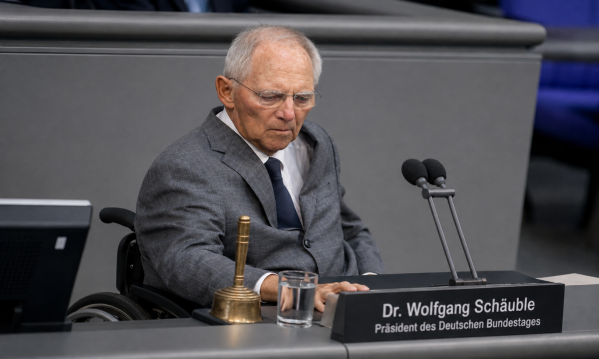 Wolfgang Schäuble (war ein Deutscher Politiker, CDU)